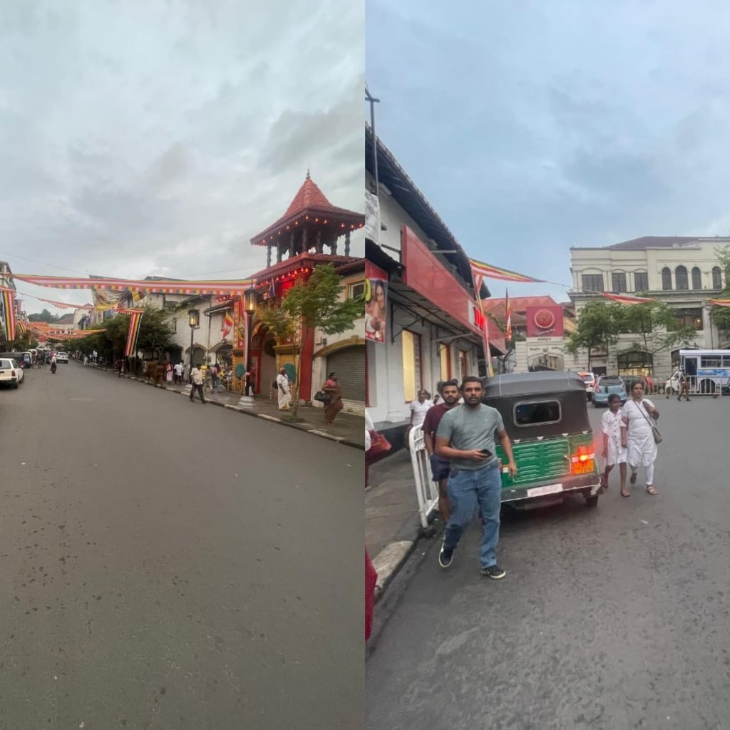 හැඩි වූ නුවර දැන් වෙනදටත් වඩා ලස්සන වෙලා… ටොෆි කොලයක්වත් නැති තරමට අපේ අය පිරිසිදු කරලා…