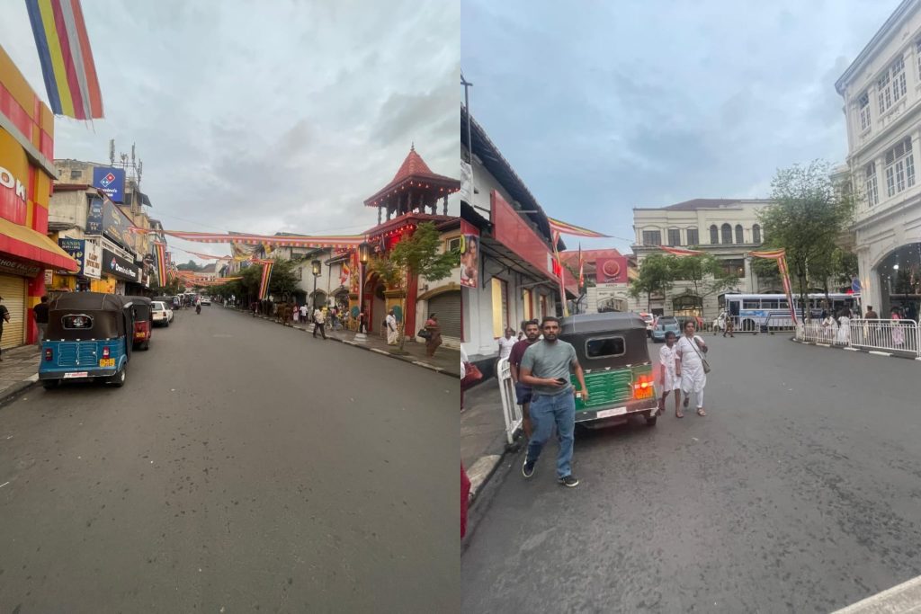 හැඩි වූ නුවර දැන් වෙනදටත් වඩා ලස්සන වෙලා… ටොෆි කොලයක්වත් නැති තරමට අපේ අය පිරිසිදු කරලා…
