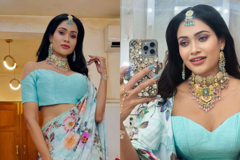 සරා ගී චුලක්ෂි… ඒ සාරි විලාසිතාවට නම් මුළු බුකියම කැළඹිලා…