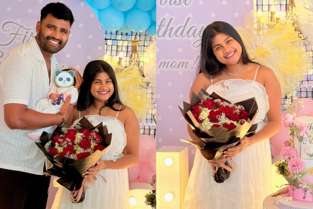 එයාලගේ කැදැල්ලට ආ පුංචි දූ කුමාරි එක්ක උපන්දිනය සමරපු නිශීට තිසර දීපු ලස්සන සප්රයිස් එක මෙන්න