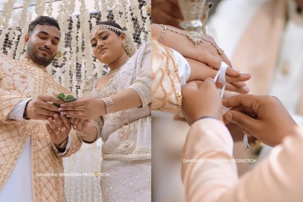 තාත්තා කොහේ හරි ඉඳන් බලන් ඇති…” ඔවුන්ගේ ලස්සනම දවසේ කවුරුත් නොදුටු ලස්සන ඡායාරූප  මෙන්න